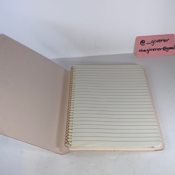 Kate Spade Gold Stripe Notebook - Picture 5 of 9